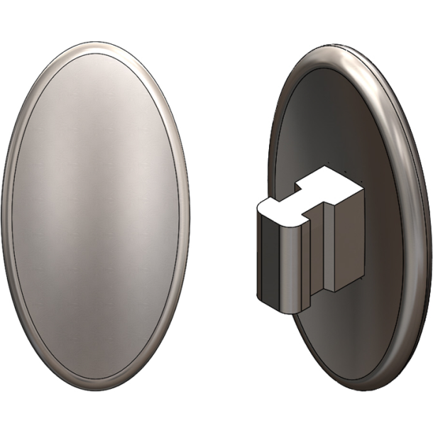 NOSE PADS: 13MM TITANIUM, PUSH-ON, 3 PR.