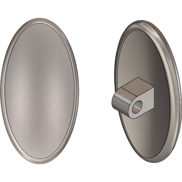 NOSE PADS: 13MM TITANIUM, SCREW-ON, 3 PR.