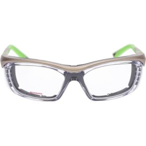 OG225S  GUNMETAL NEON GREEN 57-16-135 WITH FULL DUST DAM