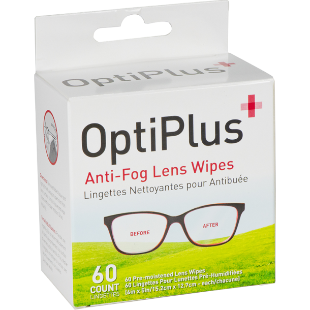 OPTIPLUS 60 CT ANTI-FOG WIPES