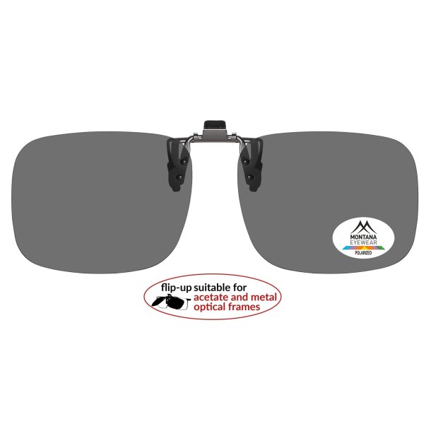 Clip On Sunglasses - Smoke (str 60-14)
