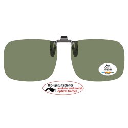 Clip On Sunglasses - Green (str 60-14)