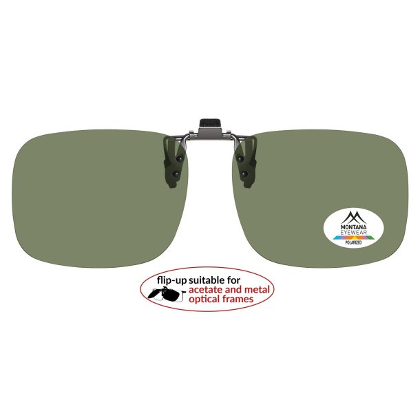 Clip On Sunglasses - Green (str 60-14)