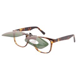 Clip On Sunglasses - Green (str 60-14)