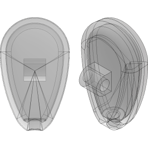 PAD: AIR 17MM SCREW-ON SI 5PR