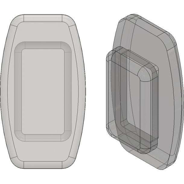 PAD: SLIDE-ON SI 11MM RECT-25PR