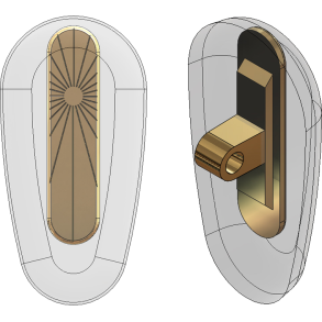 PAD:SI,15MM,SYM,SFT,SO, GLD-5PR