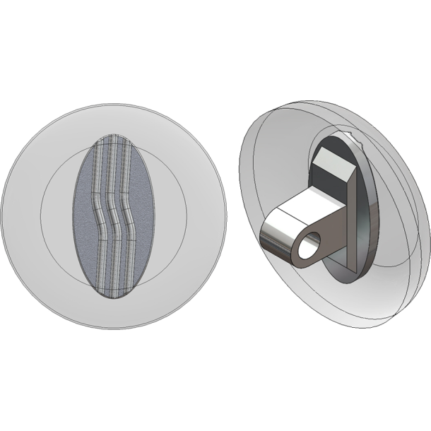 PAD:SI,BUTTON,9MM,SO, SFT,SIL-5PR