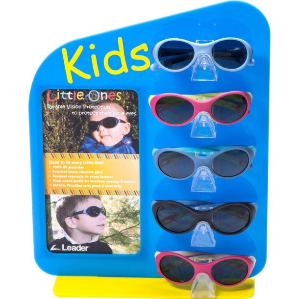 PEDIATRIC SUNGLASS DISPLAY W/ 5 PIECE ASSORTMENT