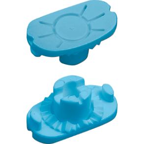 PLIABLE LENS BLOCK BLUE - 10PCS