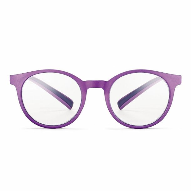+1.00 AIRPORT matt purple grillamid BL Reading glasses +case