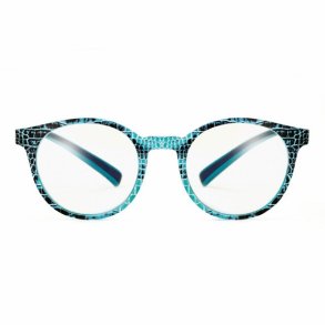 +1.00 AIRPORT Snake Blue/Green 48-20-155 grilamid BL Readers