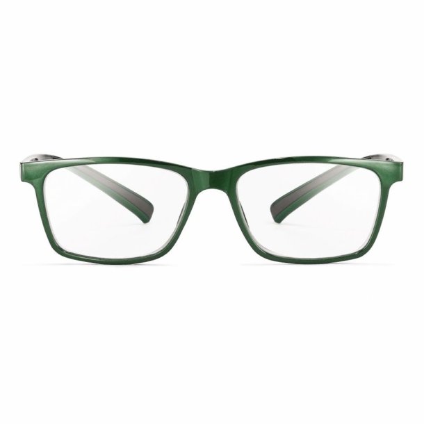 +2.00 AIRPORT shiny green grillamid BL Reading glasses +case