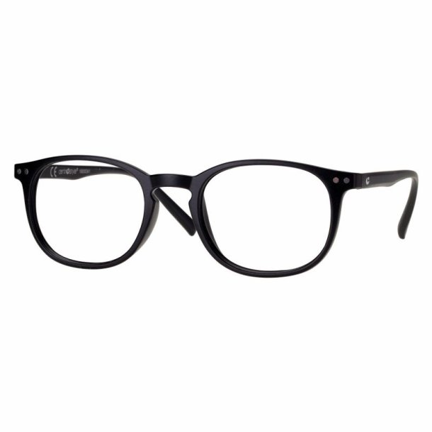 +1.75 Matt Black 48 20-145 plastic unisex Reading Glasses