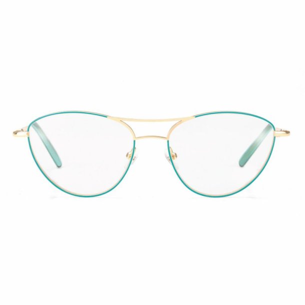 +2.00 AIRPORT bluegreen/gold 52 16-140 Lady metal Readers