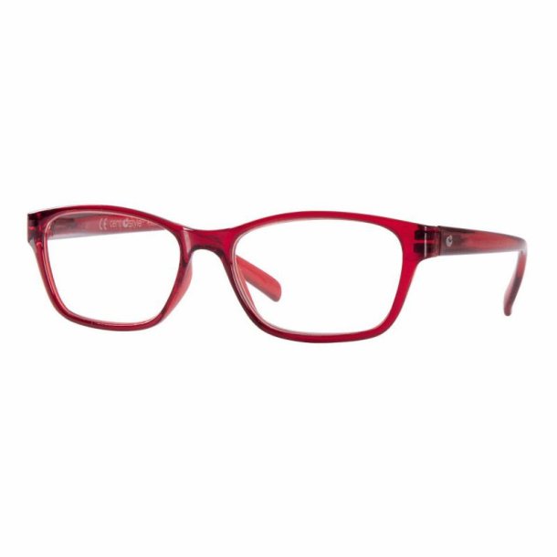 Set 5 shiny red polycarb. reading glasses f. woman 52 16-145
