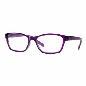 Set of 5 shiny purple polyc.reading glasses f.women52 15-145