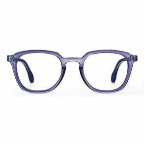 Set of 4 AIRPORT LONDON Reading Shiny Blue