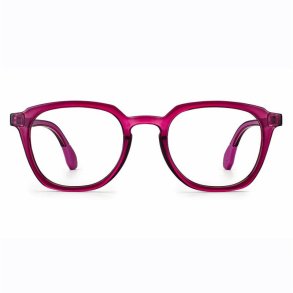 Set of 4 AIRPORT LONDON Reading Shiny Magenta