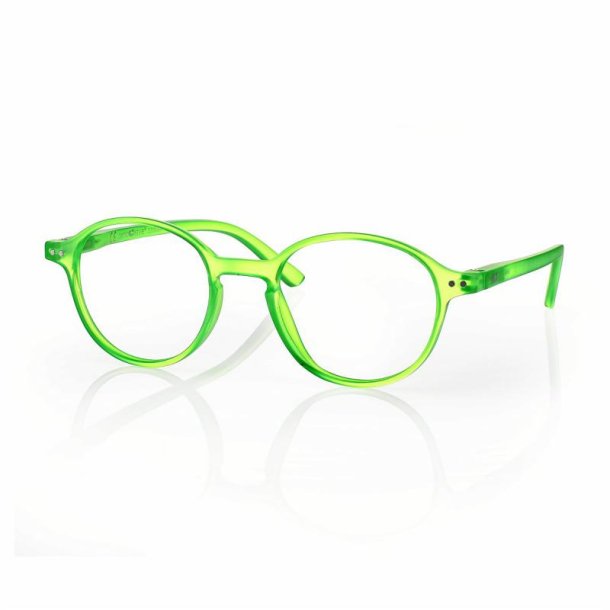 Kit 5 matt green plastic round reading