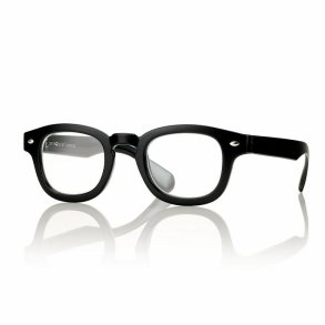 +1.25 SHINY BLACK UNISEX PC/TR90 READER 45 24-146