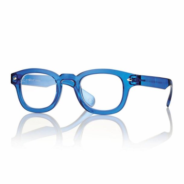 +2.50 SHINY BLUE UNISEX PC/TR90 READER 45 24-145