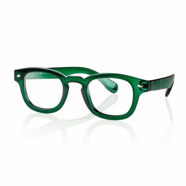 +1.00 SHINY GREEN READING GLASSES UNISEX PC/TR90 45 24-145