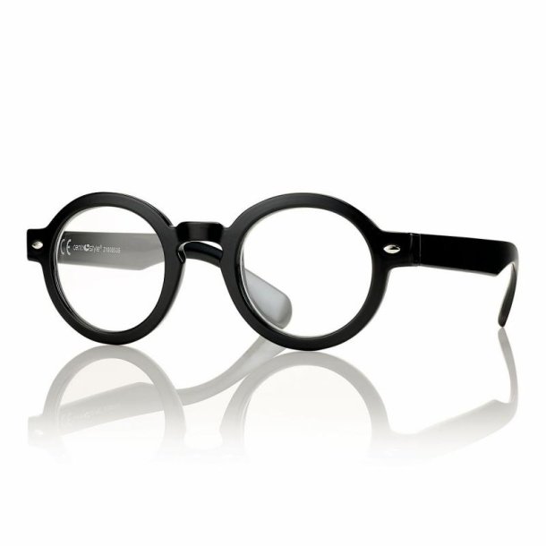 +1.75 SHINY BLACK UNISEX PC/TR 90 READING GLASSES 45 25-145