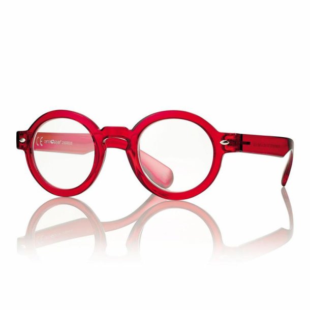 +3.50 SHINY RED UNISEX PC/TR90 READER 45 25-145