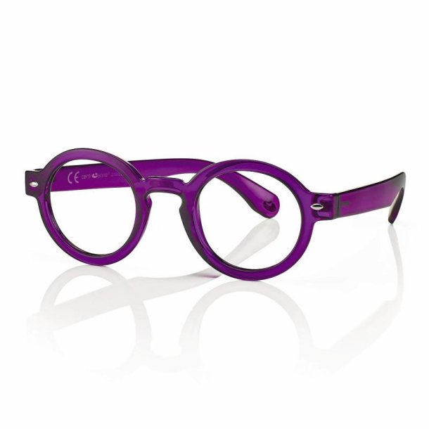 +1.50 SHINY PURPLE READING GLASSESUNISEX PC/TR90 45 25-145