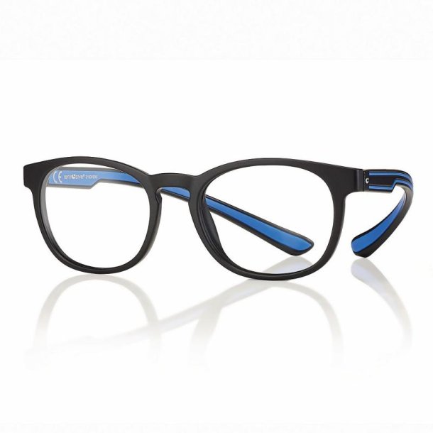 +1.00 MT BLACK/BLUE READING UNISEX 52 19-155PC/TR90+BLULIGHT