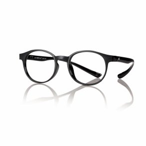 +1.00 black unisex reader 47 20-155 magn. clip-on smoke lens