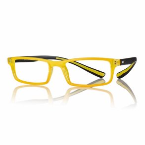 KIT of 5 Yellow/Black Unisex PC/TR90 Reading 52 18-155 BL