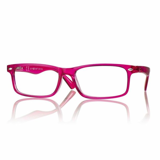 +2.00 Shiny Fuchsia Unisex Plastic Reading 53 16-140