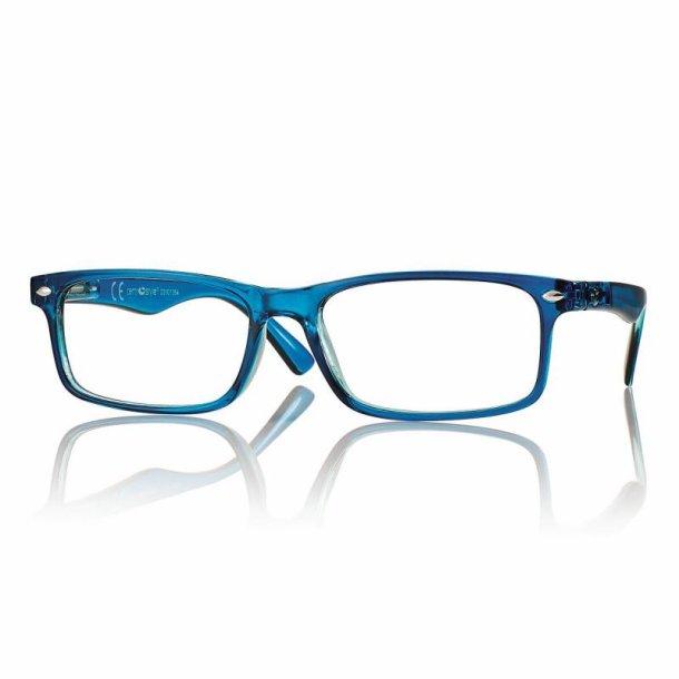 +1.00 Shiny Petrol Unisex Plastic Reading 53 16-140