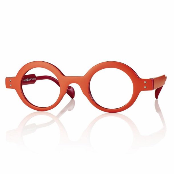 +1.50 ORANGE/RED UNISEX READING PC 41 25-145 with BLUE LIGHT