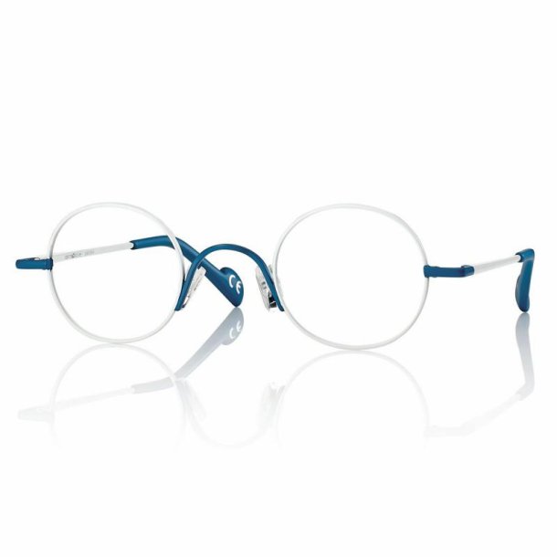+1.50 WHITE/BLUE MAN METAL READING 44 28-140 with BLUE LIGHT