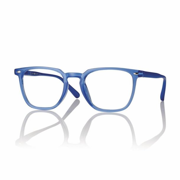 +1.00 SHINY BLUE 50 20-145 UNISEX PLASTIC READER