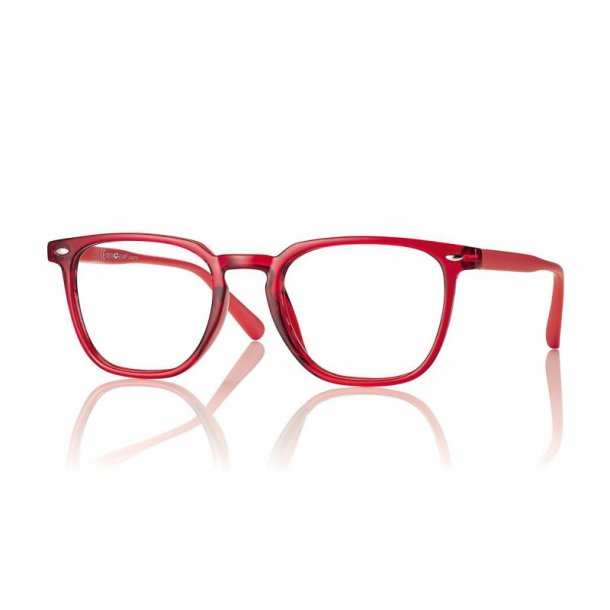 +1.50 SHINY RED 50 20-145 UNISEX PLASTIC READER