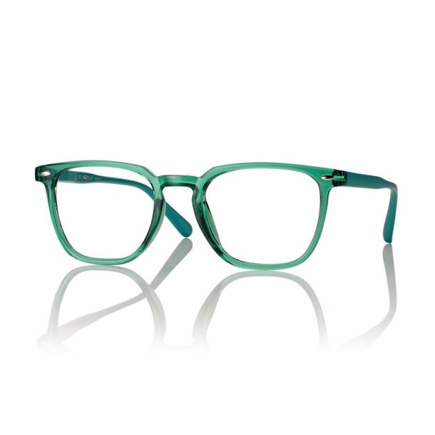 +1.00 SHINY PETROL GREEN 50 20-145 UNISEX PLASTIC READER