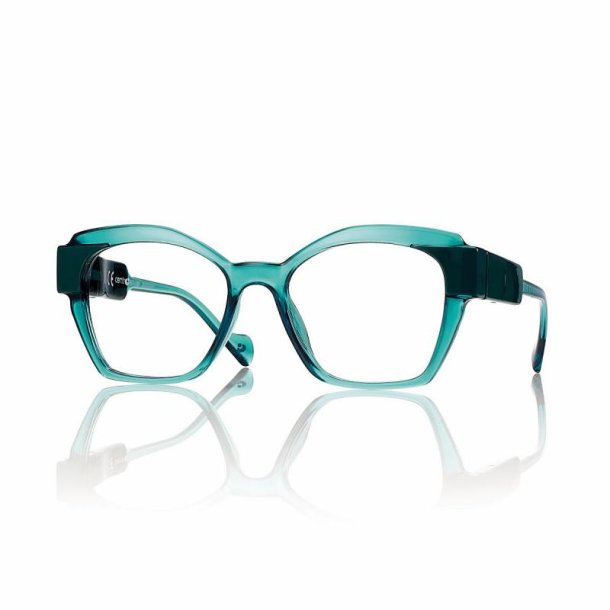 +1.50 SHINY PETROL GREEN 52 19-140 PC READER FOR WOMAN