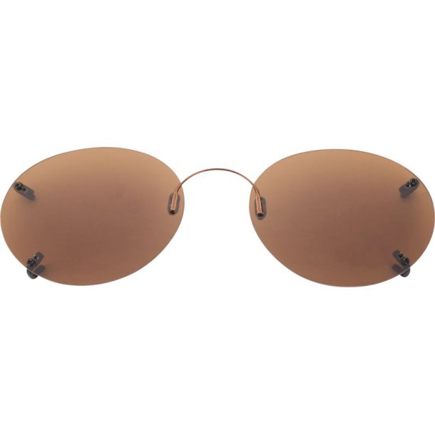 RIMLESS SUNCLIPS: OVAL 50, COPPER