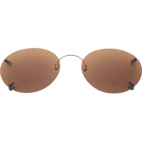 RIMLESS SUNCLIPS: OVAL 52, COPPER