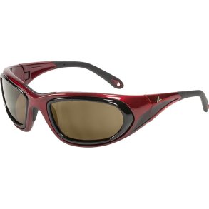 RX SUN - CIRCUIT XL FLEX SHINY RED W/BROWN LENS