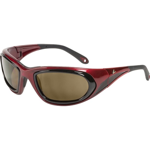 RX SUN - CIRCUIT XL FLEX SHINY RED W/BROWN LENS