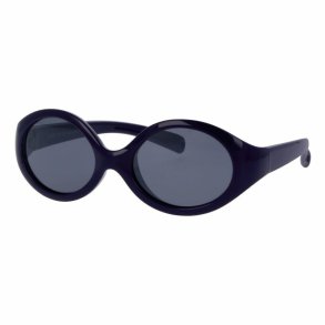 Shiny medium blue 18-24m babysungl.Grey flash mirror lens