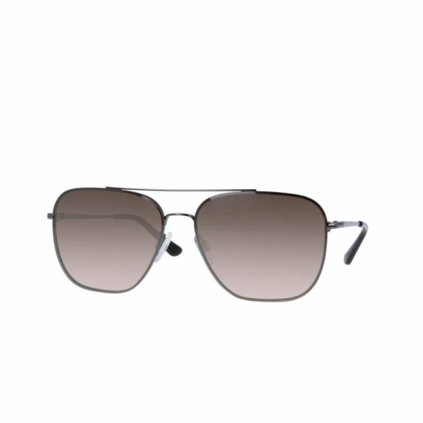 Shinygunmetal/dark gunm.temples57 14-140 Sungl.grad.brown l.