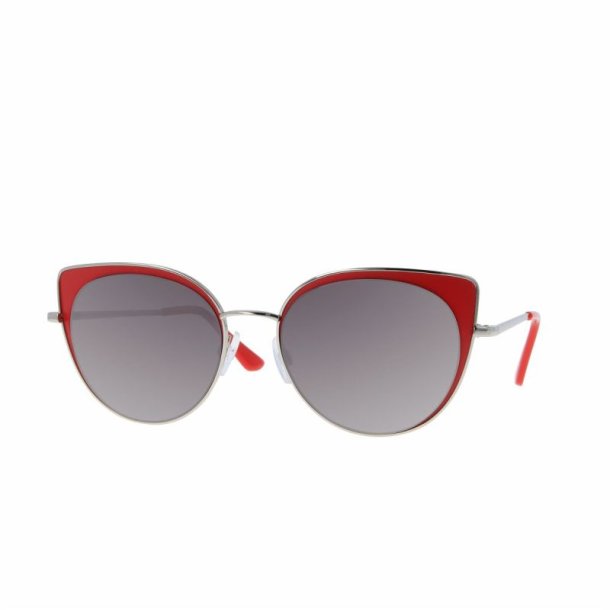 Silver-red frame/silver temples53 19-140 Sungl.grad.greylens