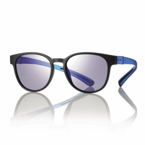 MATT BLACK/BLU OCCH.SOLE JUNIOR 46 16-145 BLU MIRROR LENS+AS