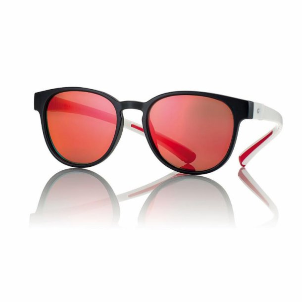 Matt Black/Red Junior Sungl 48 17-145 w/Smoke/Red Mirr lens